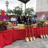 「坤悅JIA」基地開工動土儀式，圓滿成功。