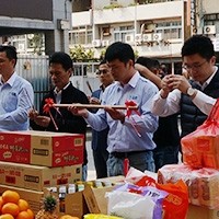 「爾雅」工地上樑儀式,圓滿成功。