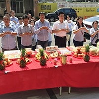 「迎勝」、「華泰金店」完工謝土儀式,圓滿成功。
