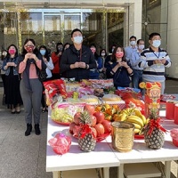 坤悅開發2021年開市拜拜儀式,圓滿成功。