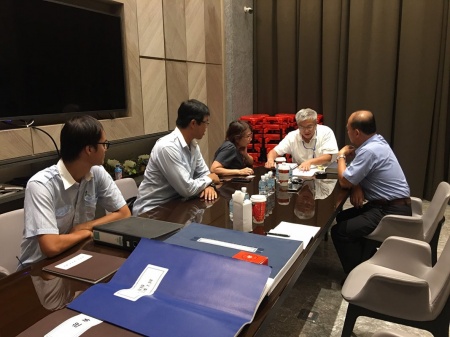 「迎勝」社區公設見證移交作業，圓滿成功。
