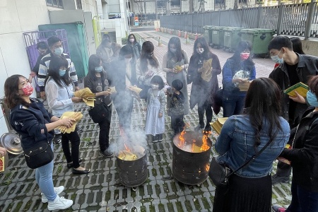 坤悅開發2021年開市拜拜儀式，圓滿成功。